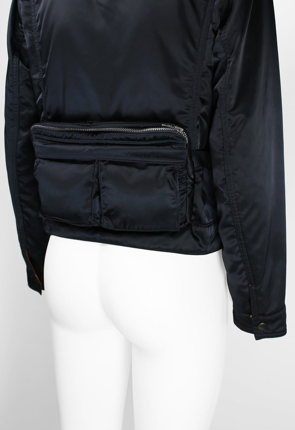 JUNYA WATANABE 2001 NYLON JACKET WITH ATTACHED BAG