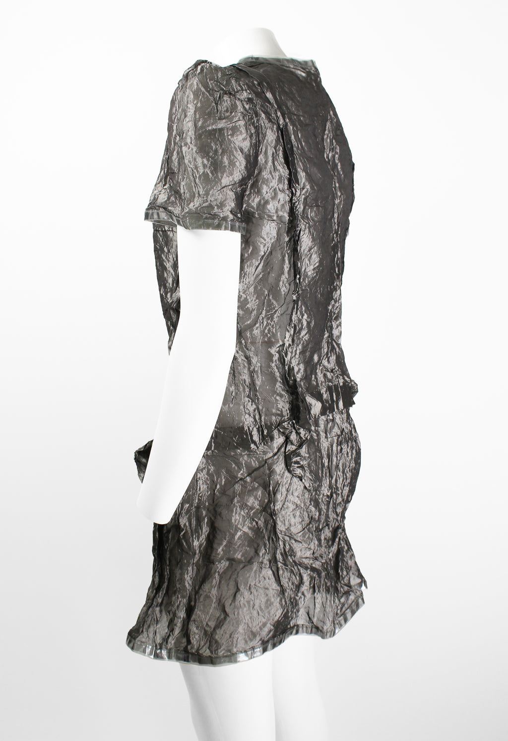 JUNYA WATANABE FW 1995 WRINKLED SHEER METAL DRESS