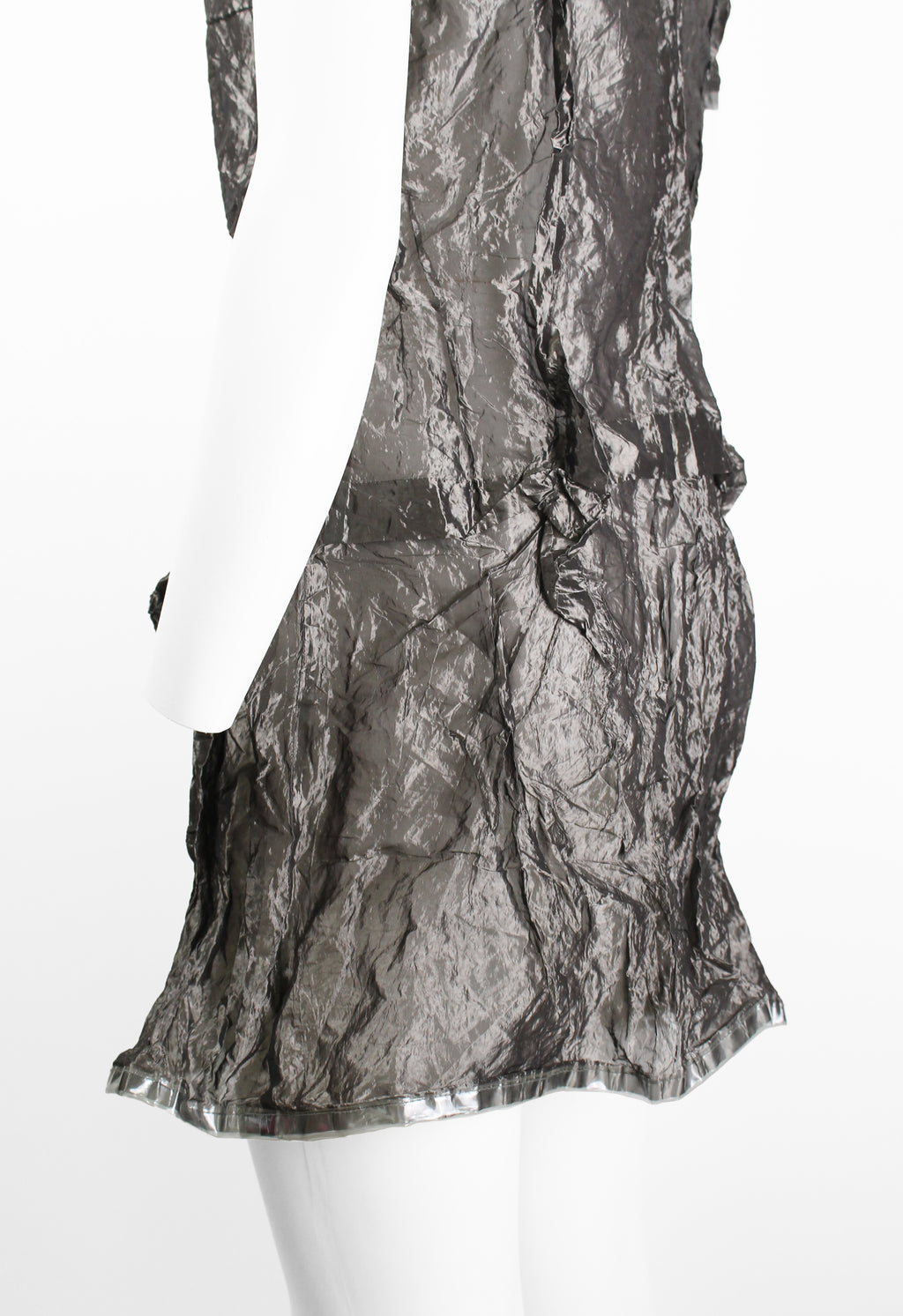 JUNYA WATANABE FW 1995 WRINKLED SHEER METAL DRESS