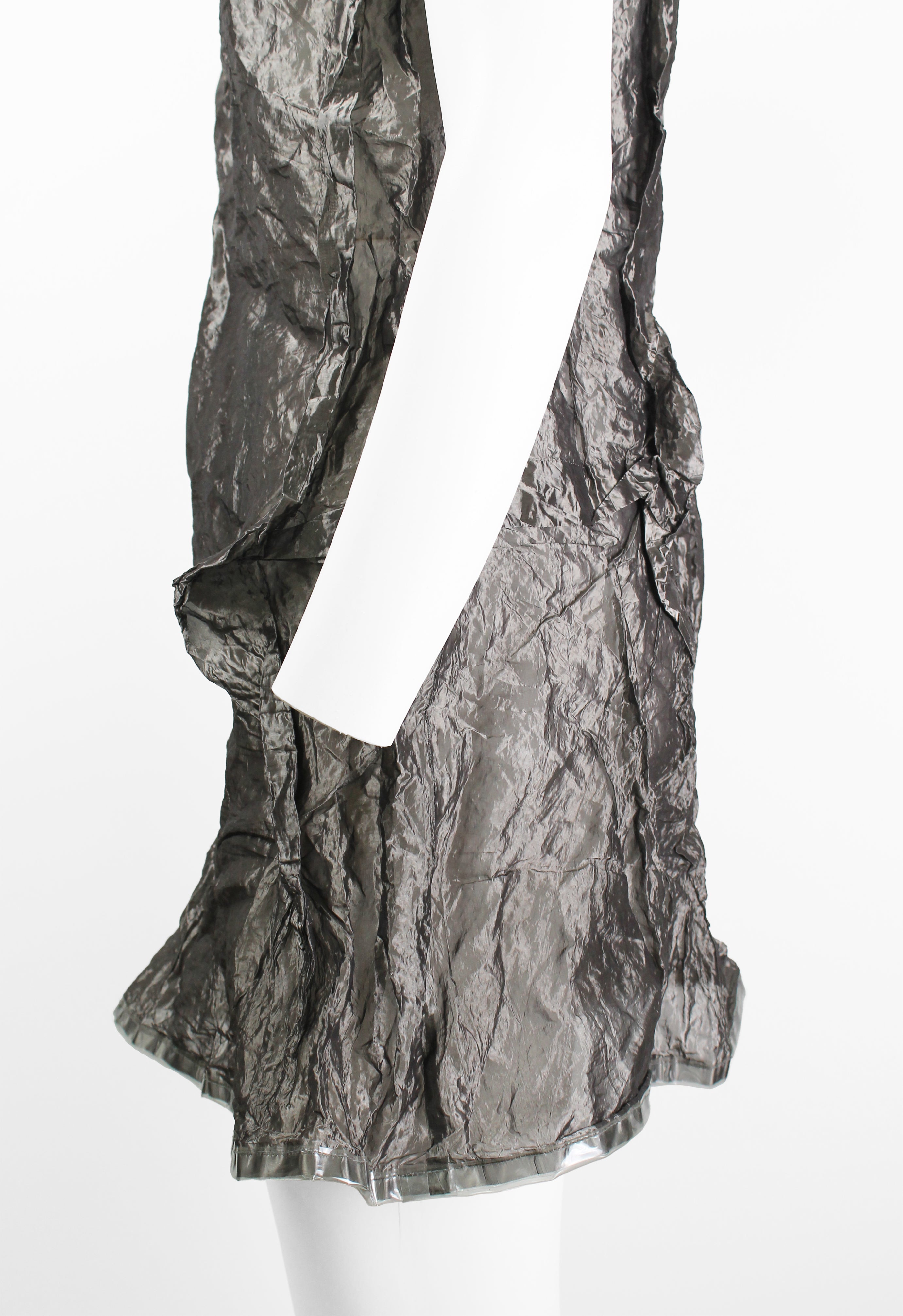 JUNYA WATANABE FW 1995 WRINKLED SHEER METAL DRESS