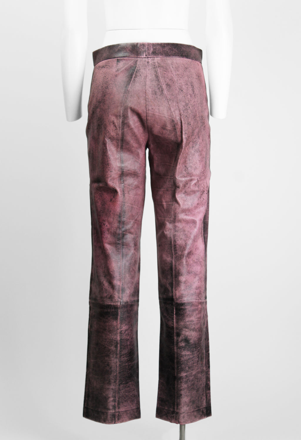 JUNYA WATANABE FW 1996 CRACKED LEATHER TROUSERS