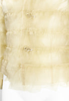 JUNYA WATANABE FW 2000 TECHNO COUTURE ORGANZA RUFFLE JACKET