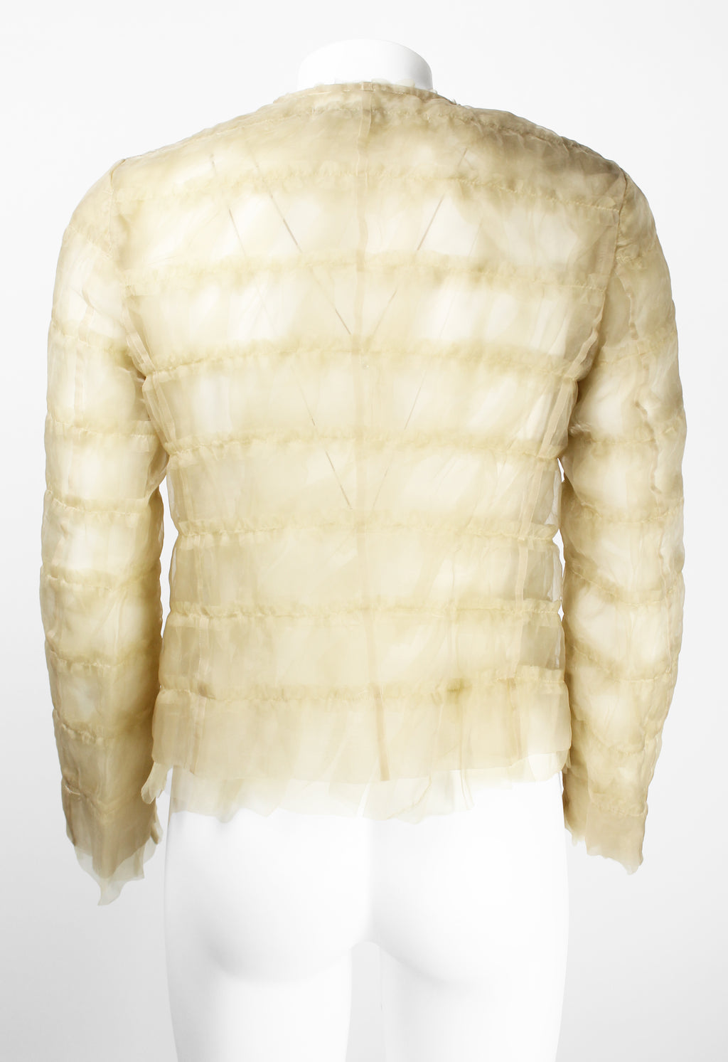 JUNYA WATANABE FW 2000 TECHNO COUTURE ORGANZA RUFFLE JACKET