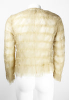 JUNYA WATANABE FW 2000 TECHNO COUTURE ORGANZA RUFFLE JACKET