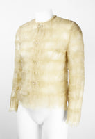 JUNYA WATANABE FW 2000 TECHNO COUTURE ORGANZA RUFFLE JACKET