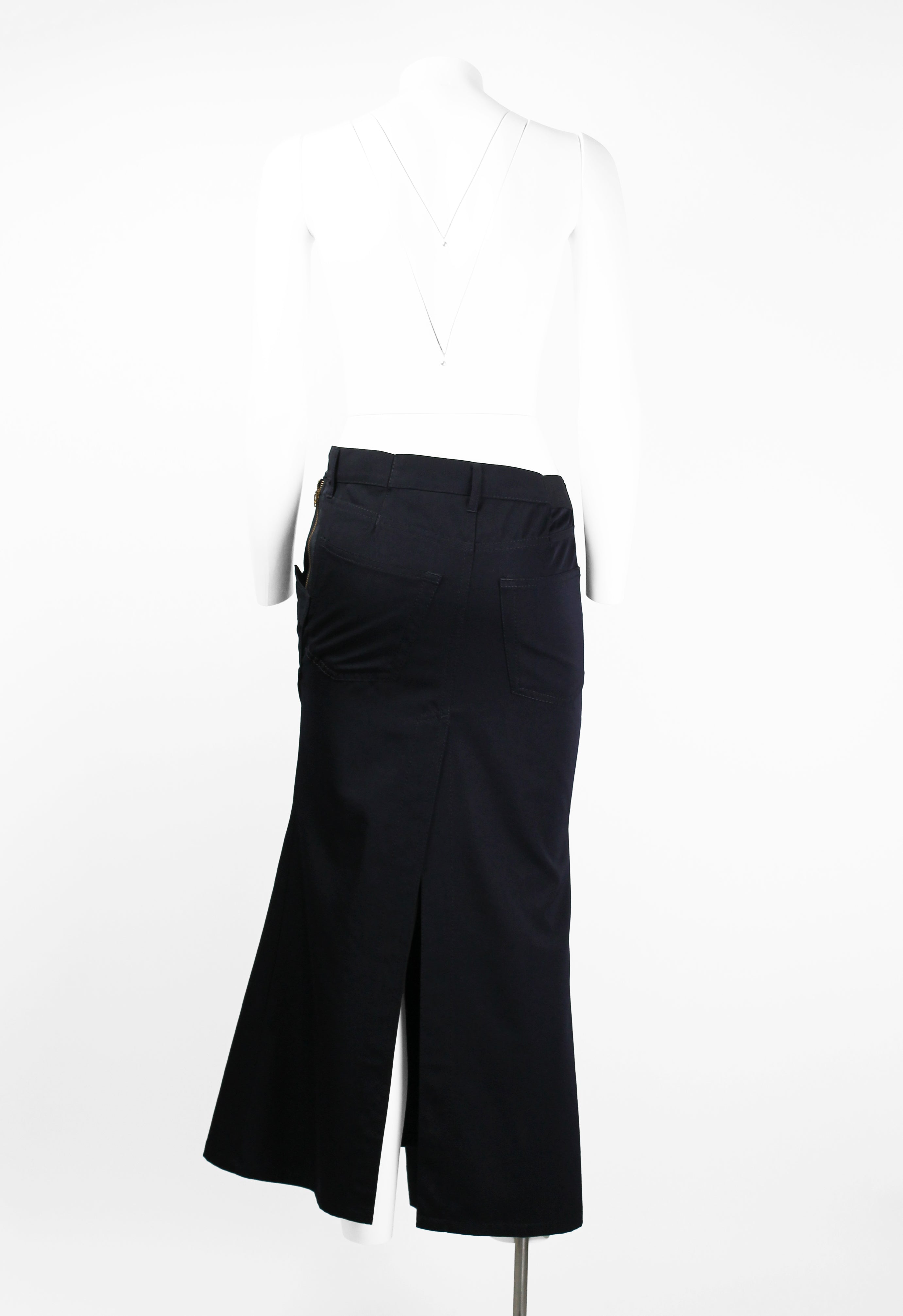 JUNYA WATANABE FW 2004 ASYMMETRIC ZIP SKIRT