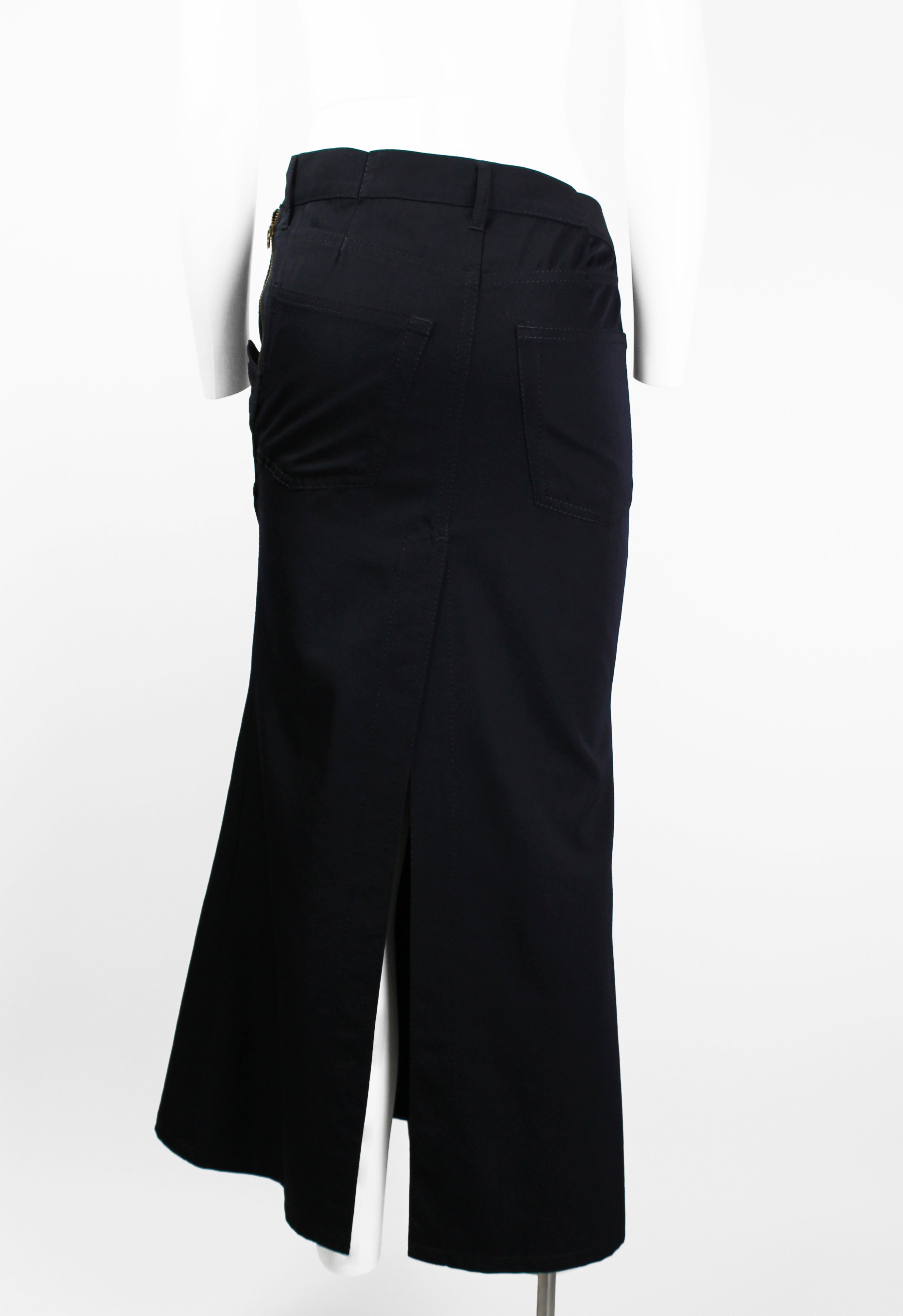 JUNYA WATANABE FW 2004 ASYMMETRIC ZIP SKIRT