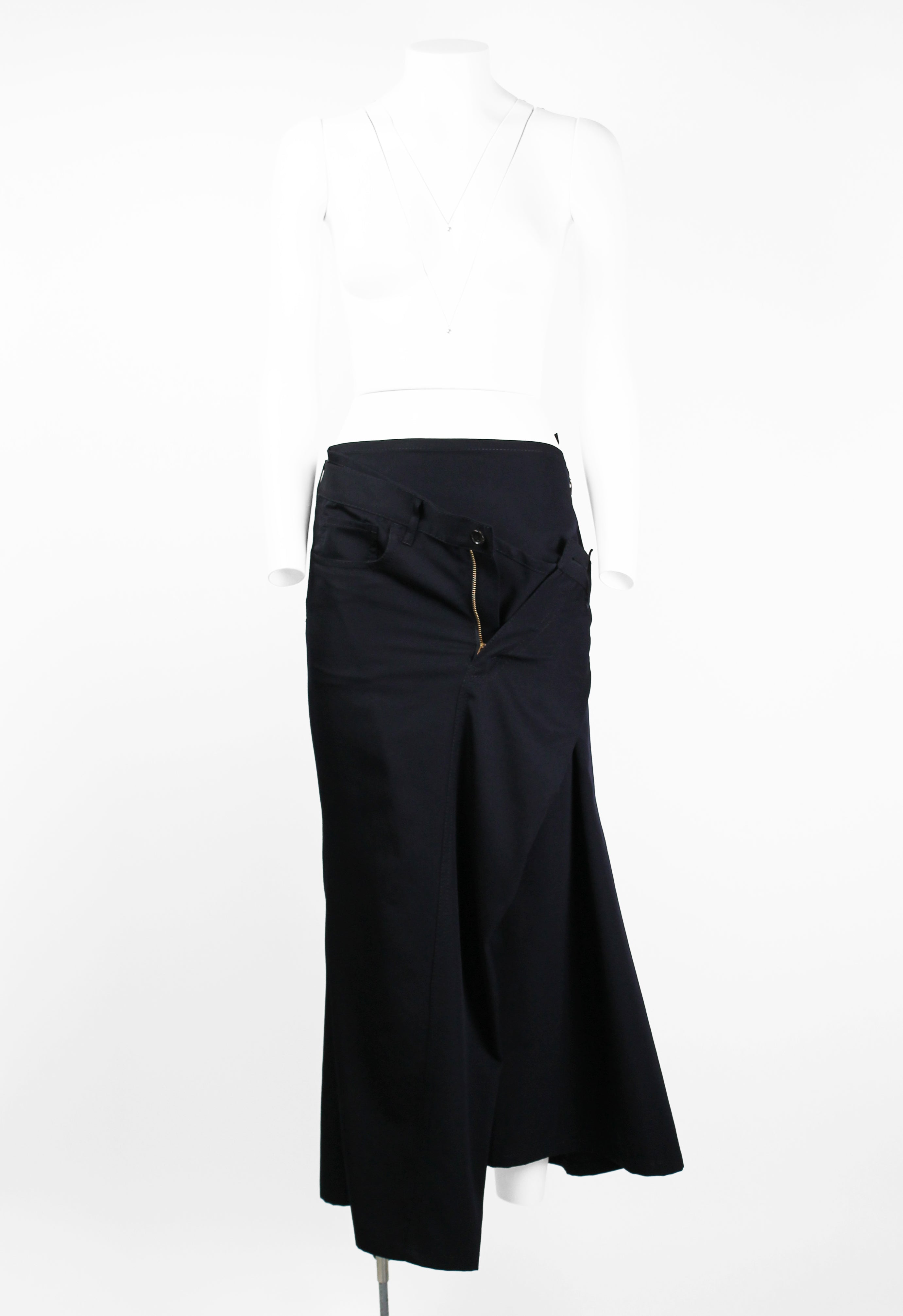 JUNYA WATANABE FW 2004 ASYMMETRIC ZIP SKIRT