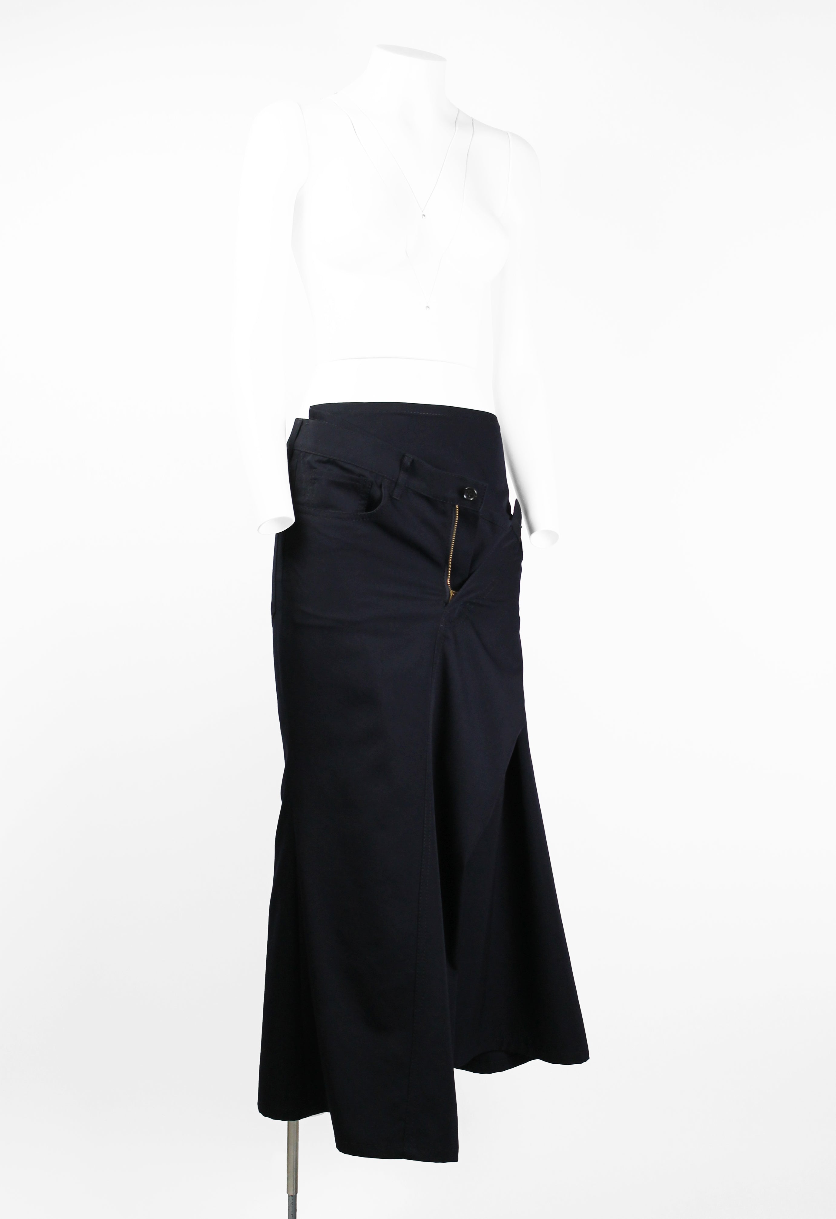 JUNYA WATANABE FW 2004 ASYMMETRIC ZIP SKIRT