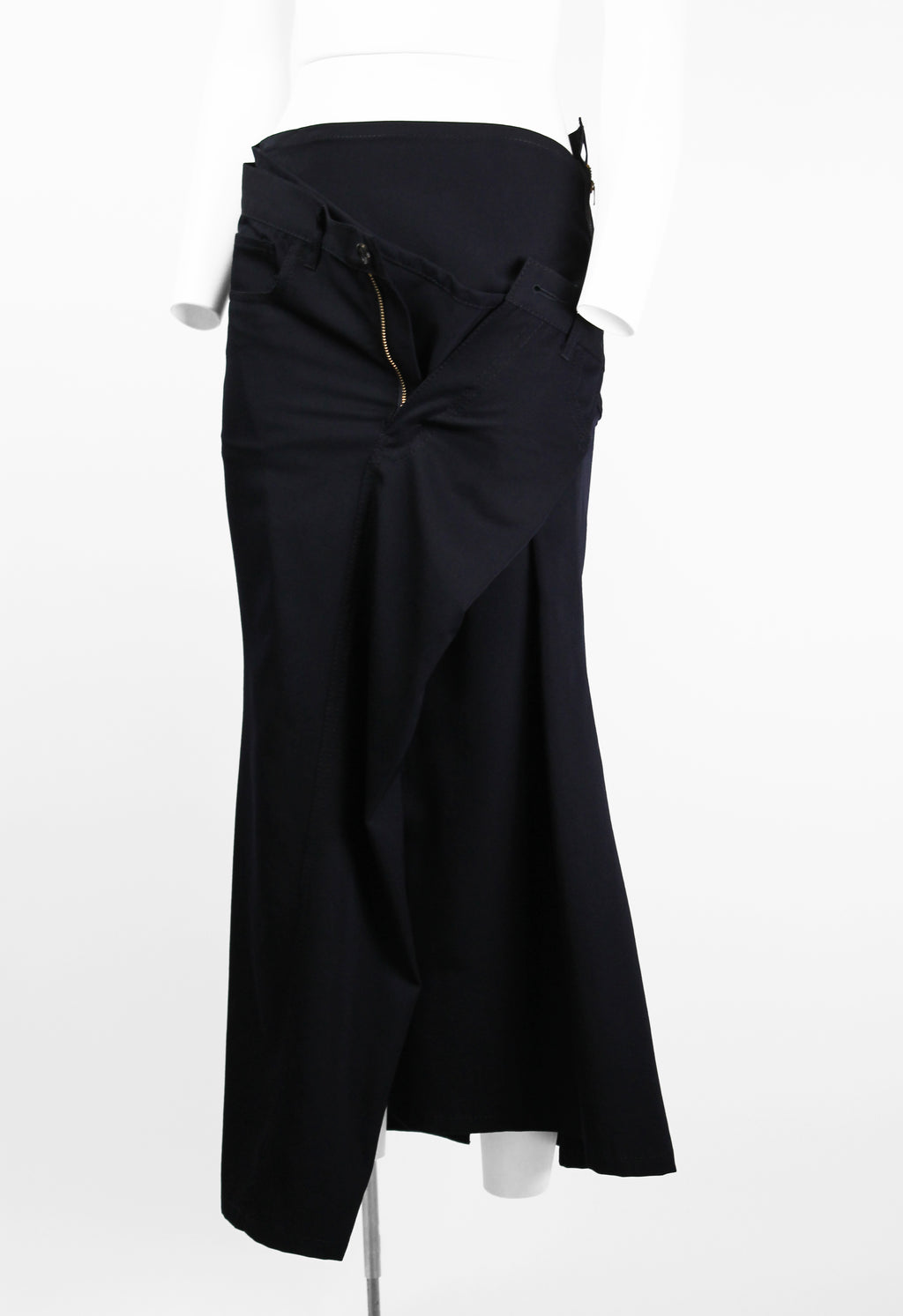 JUNYA WATANABE FW 2004 ASYMMETRIC ZIP SKIRT