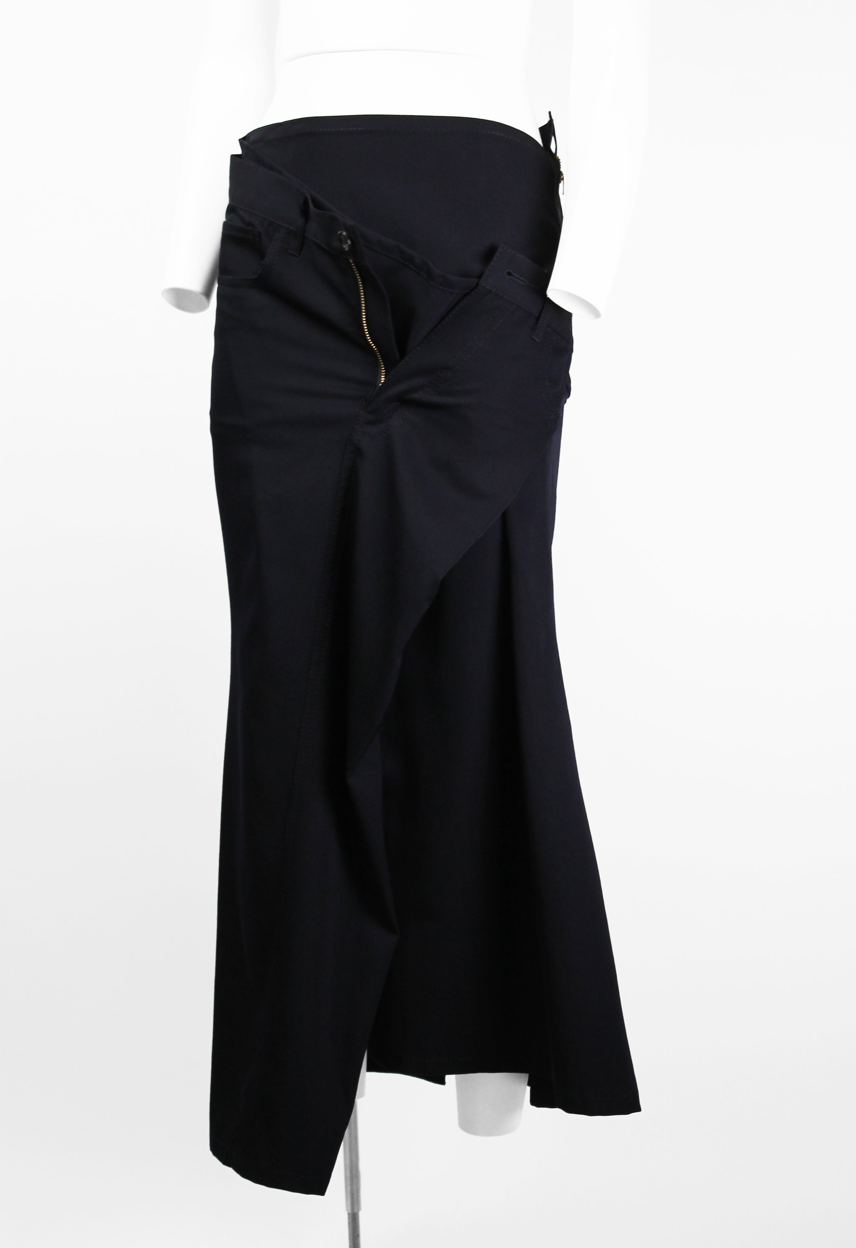 JUNYA WATANABE FW 2004 ASYMMETRIC ZIP SKIRT