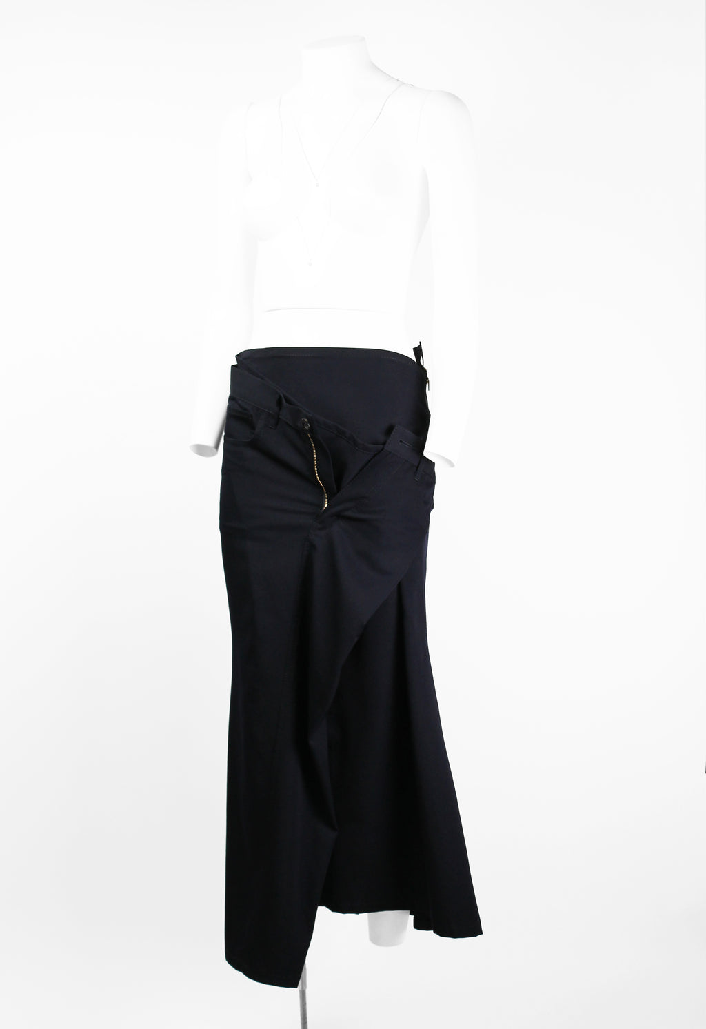 JUNYA WATANABE FW 2004 ASYMMETRIC ZIP SKIRT