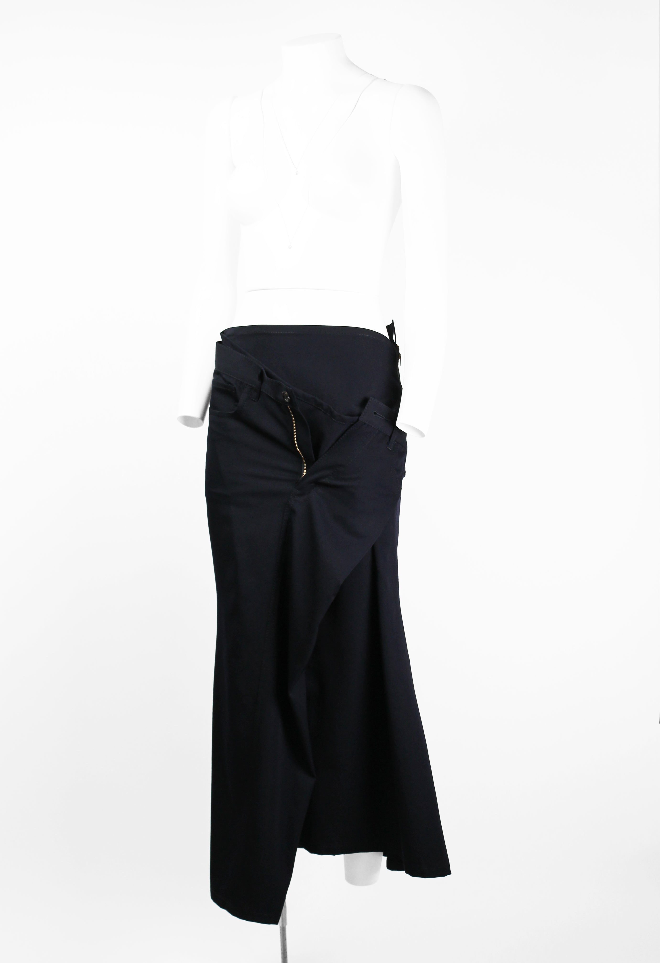 JUNYA WATANABE FW 2004 ASYMMETRIC ZIP SKIRT