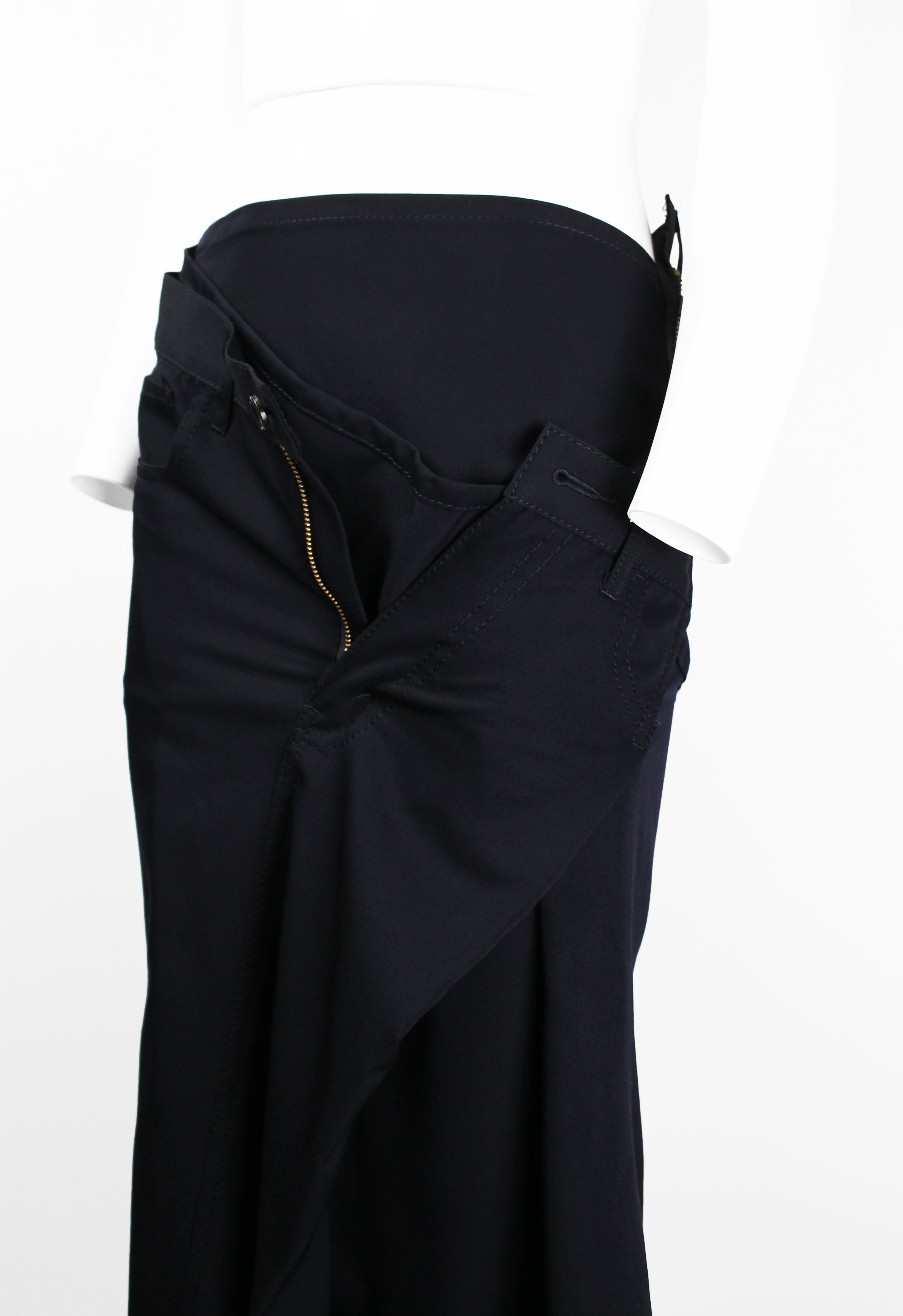 JUNYA WATANABE FW 2004 ASYMMETRIC ZIP SKIRT