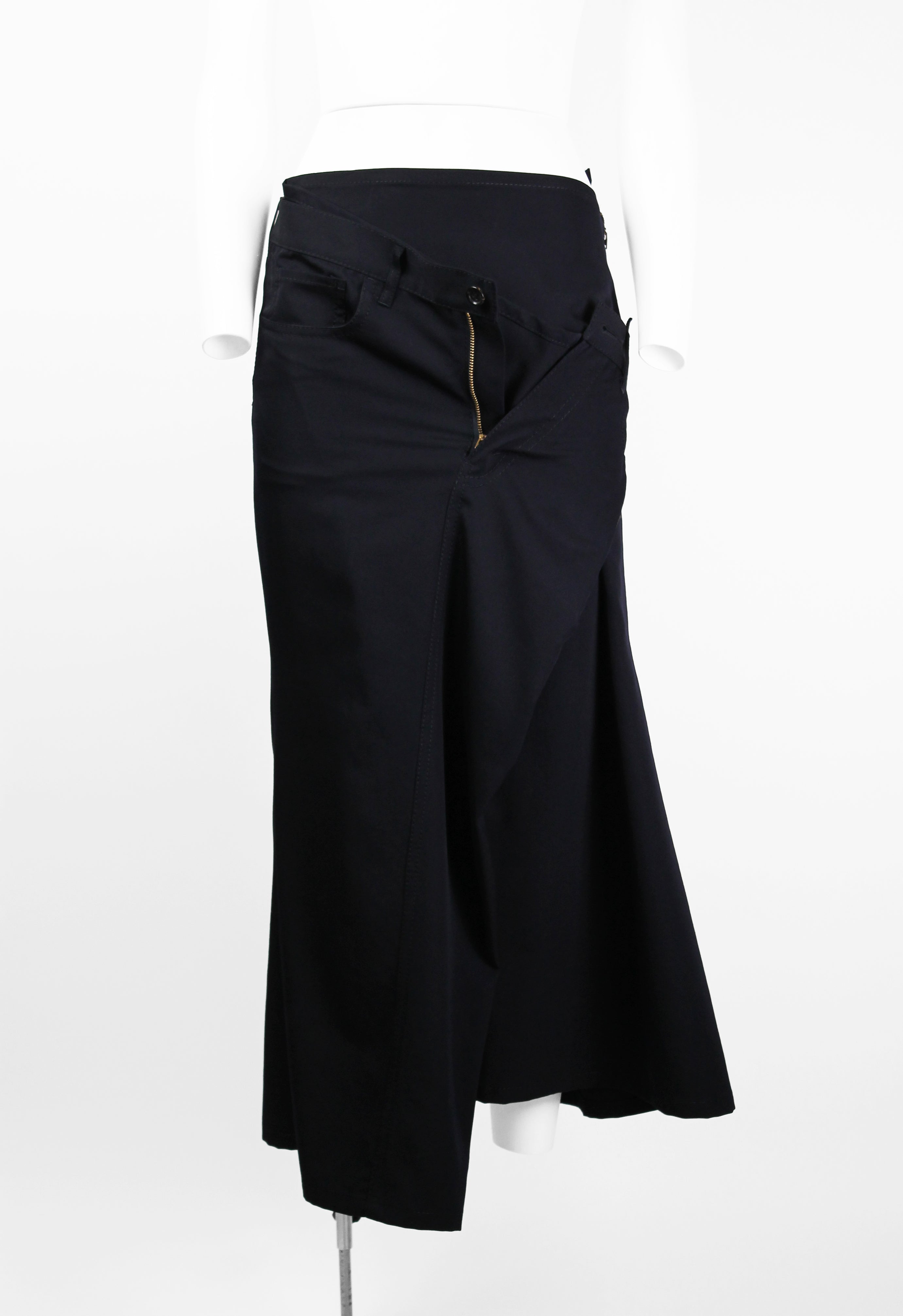 JUNYA WATANABE FW 2004 ASYMMETRIC ZIP SKIRT