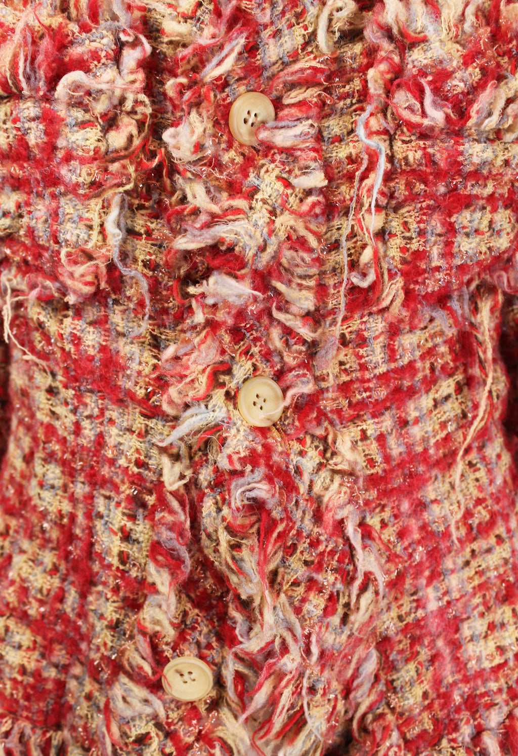 JUNYA WATANABE FW 2003 FRAYED TWEED JACKET