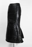 JUNYA WATANABE FW 2004 SHINY PADDED MERMAID SKIRT