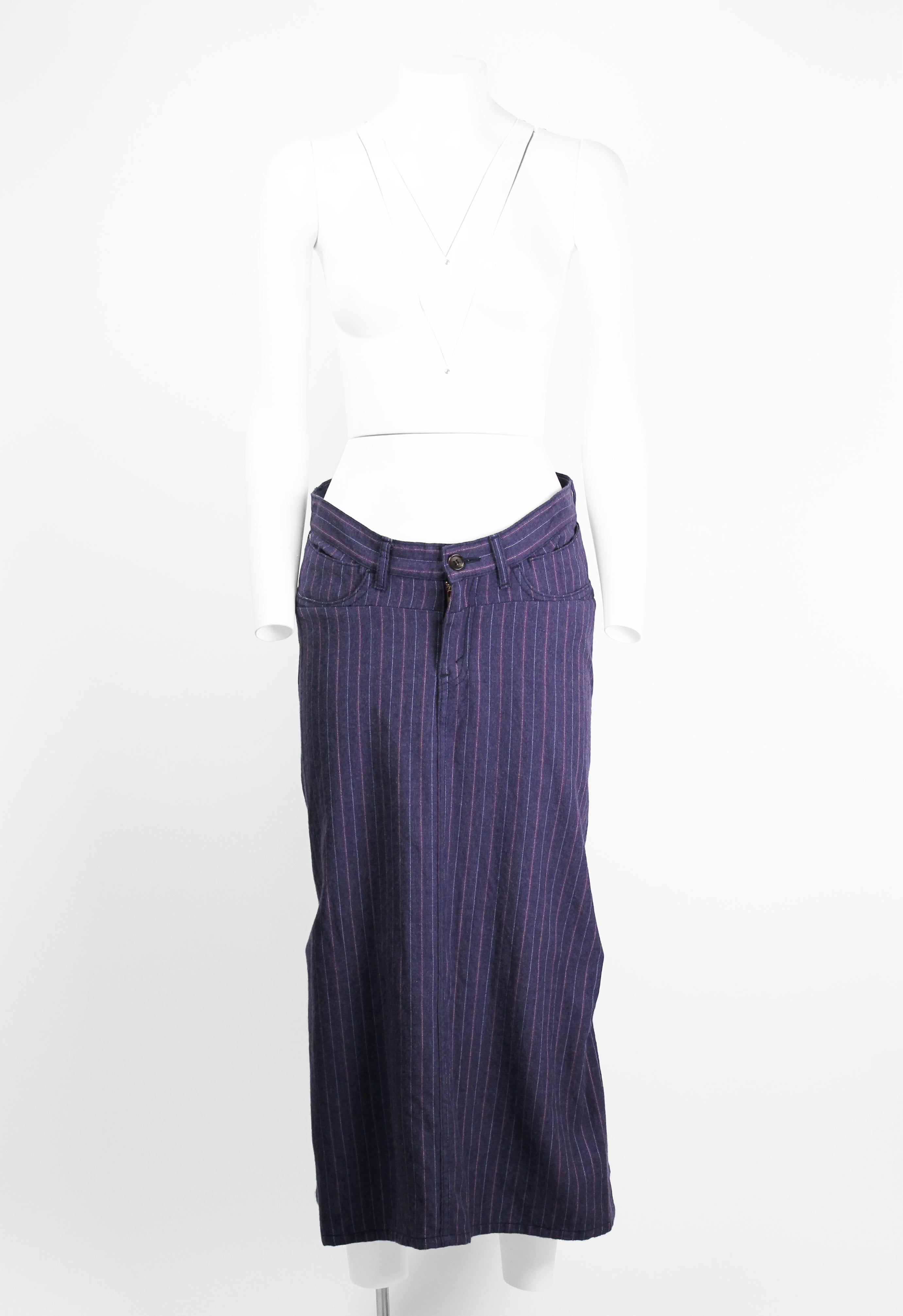 JUNYA WATANABE FW 2004 PINSTRIPE MERMAID SKIRT