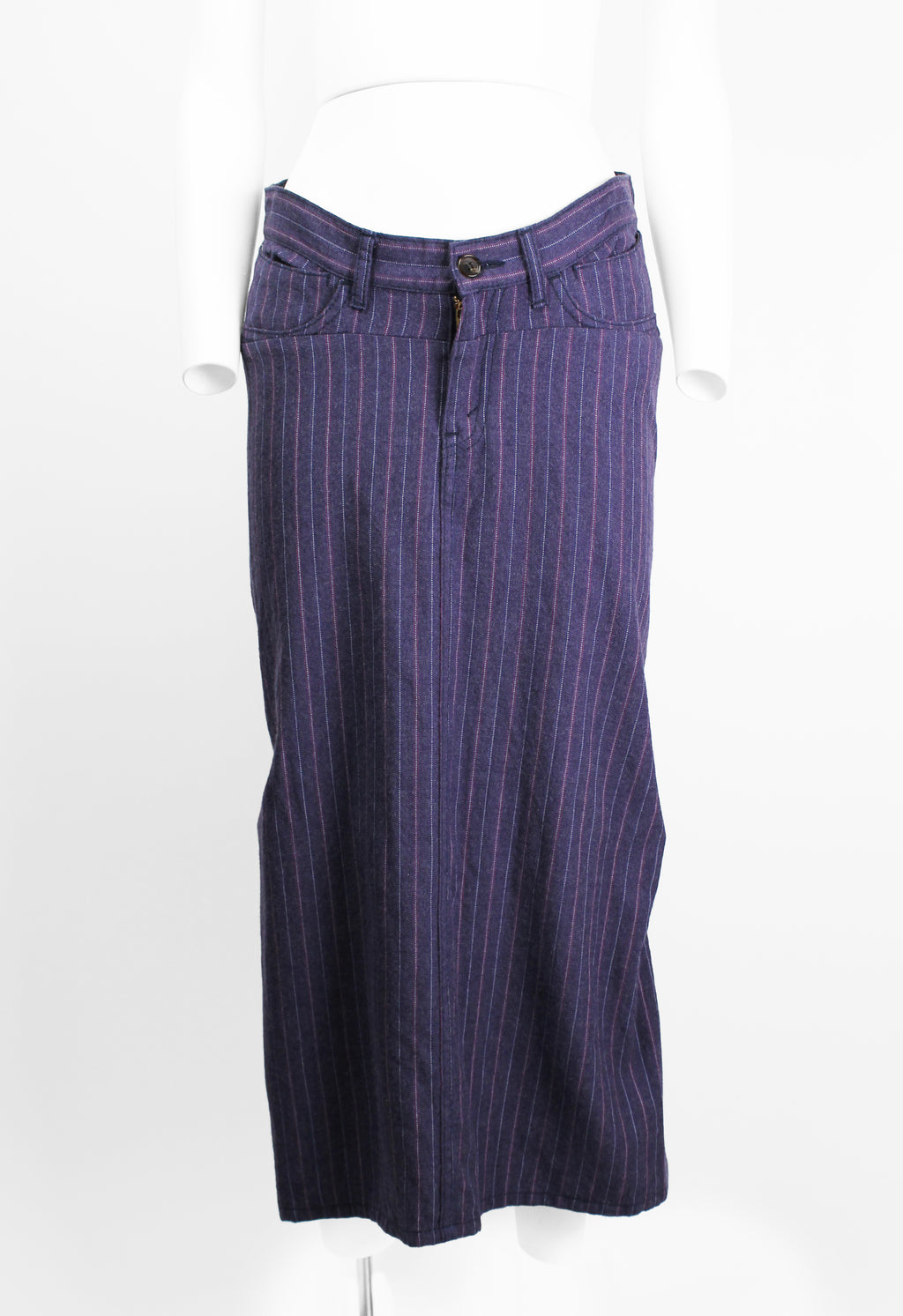 JUNYA WATANABE FW 2004 PINSTRIPE MERMAID SKIRT