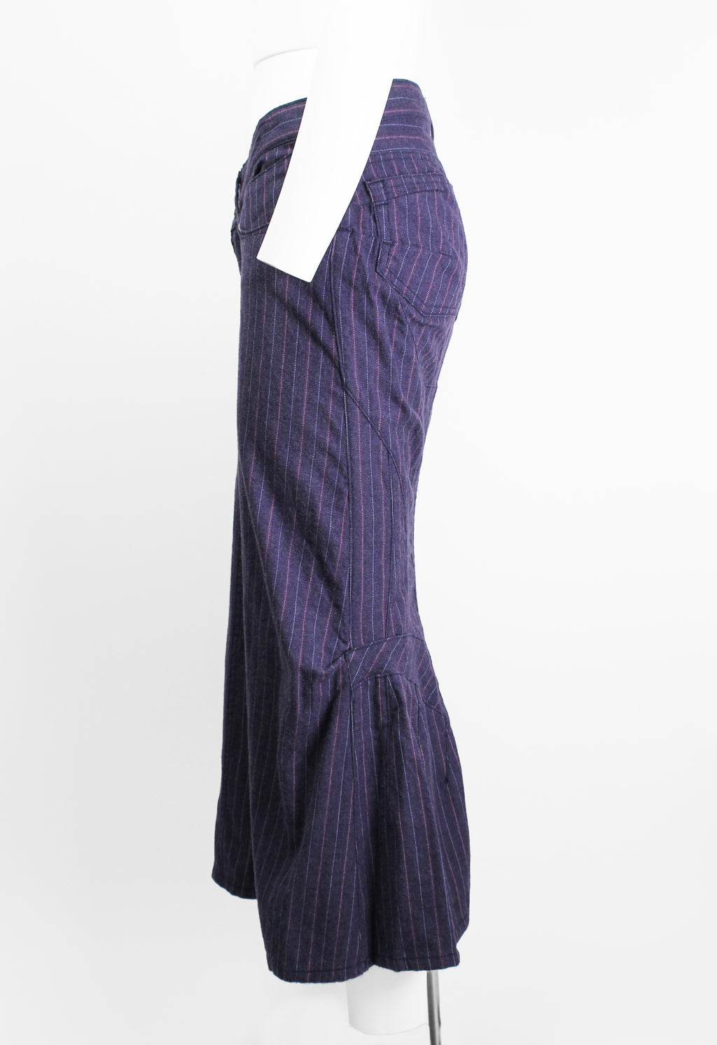 JUNYA WATANABE FW 2004 PINSTRIPE MERMAID SKIRT