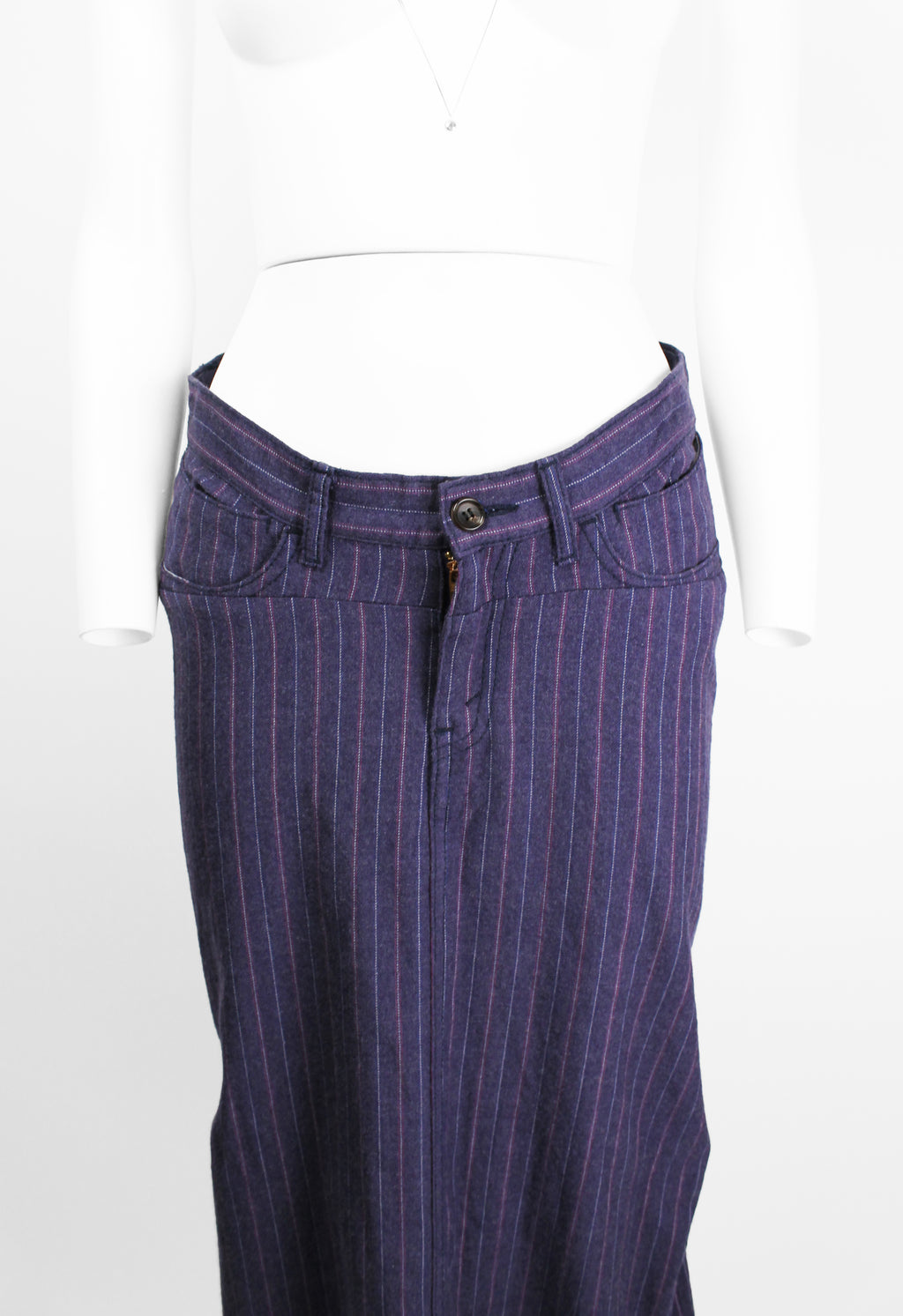 JUNYA WATANABE FW 2004 PINSTRIPE MERMAID SKIRT