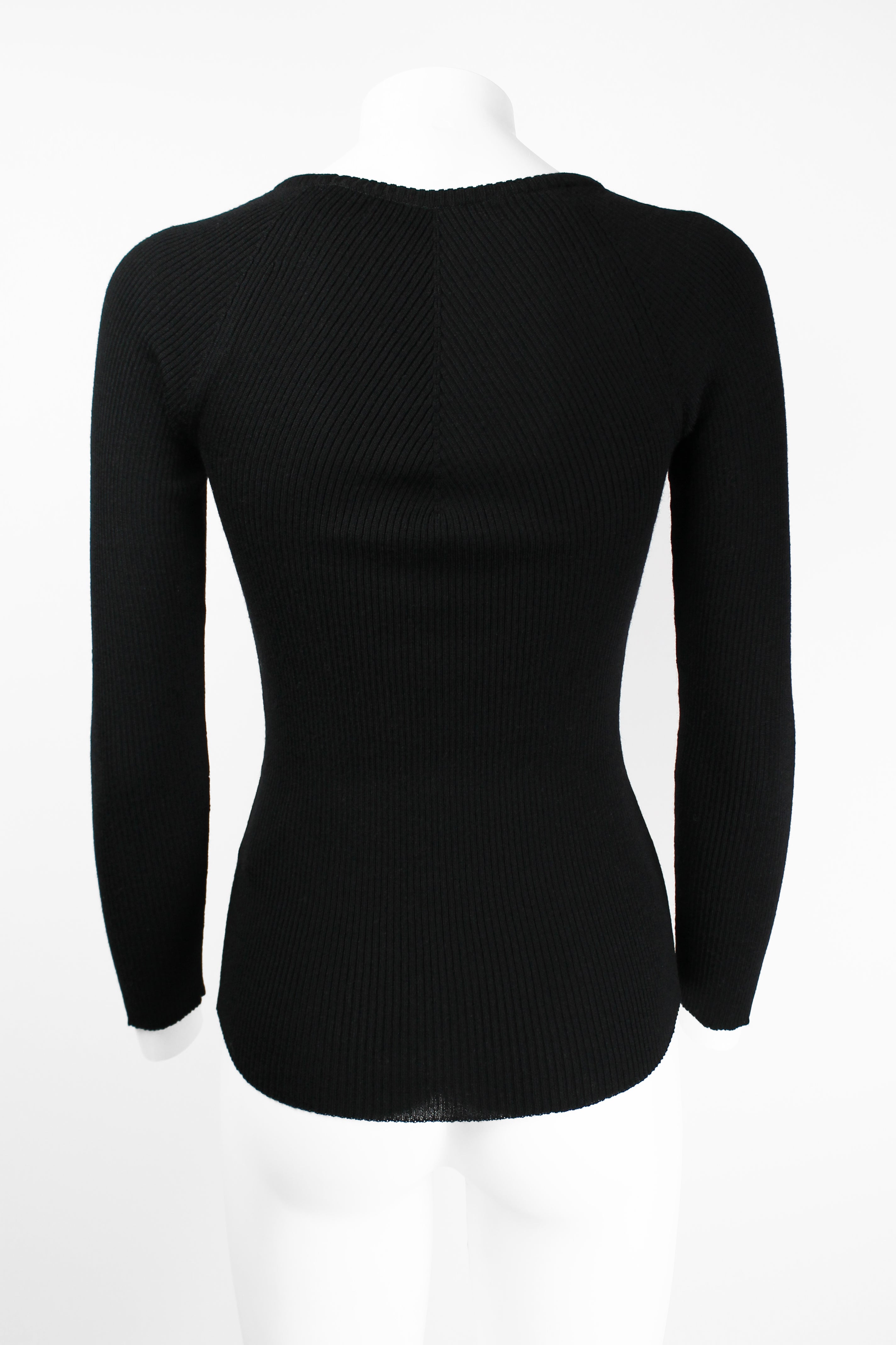 JUNYA WATANABE FW 2005 RIBBED KNIT TOP