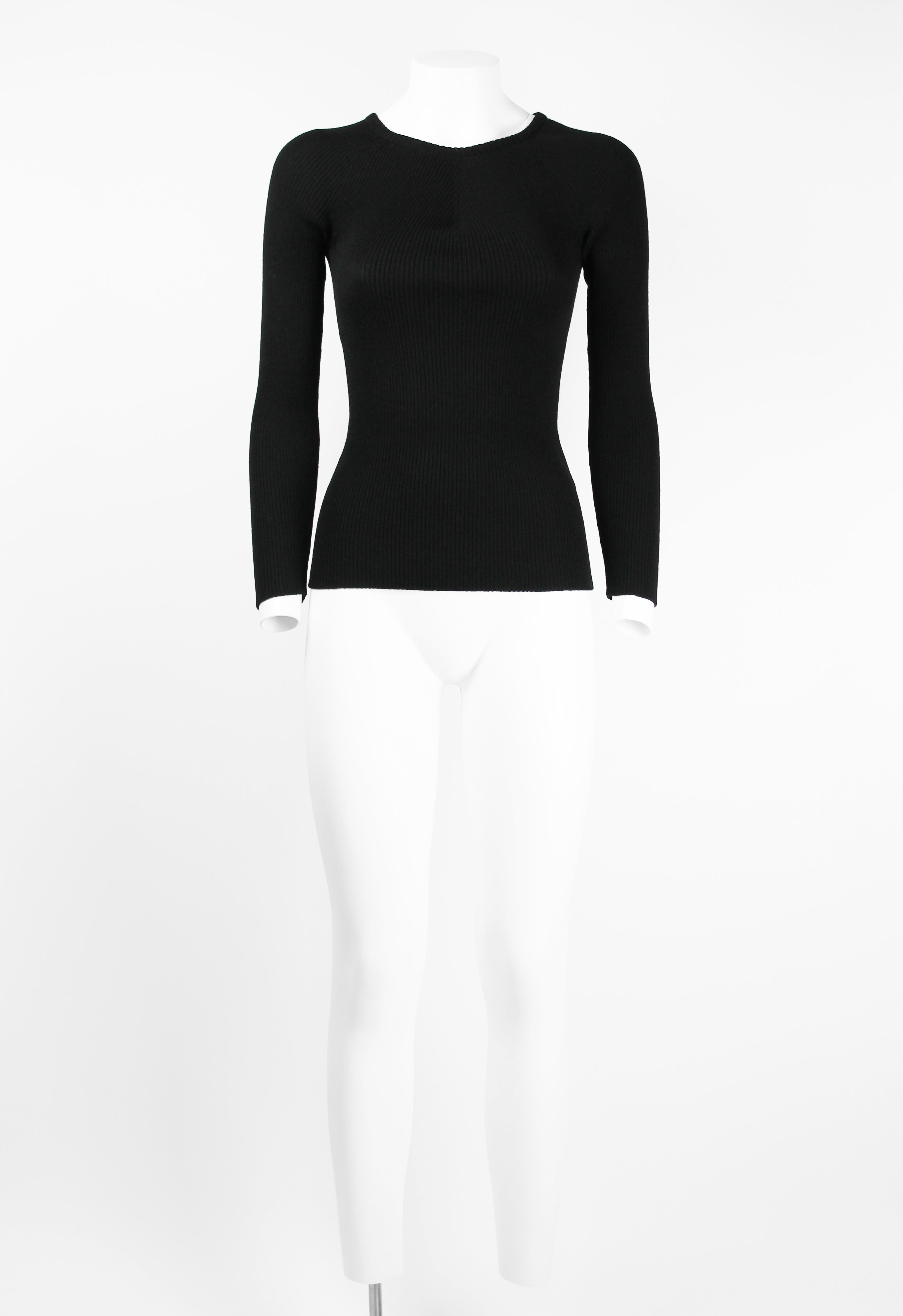 JUNYA WATANABE FW 2005 RIBBED KNIT TOP