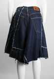 JUNYA WATANABE FW 2006 RECONSTRUCTED DENIM PATCHWORK SKIRT