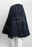 JUNYA WATANABE FW 2006 RECONSTRUCTED DENIM PATCHWORK SKIRT