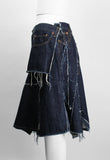 JUNYA WATANABE FW 2006 RECONSTRUCTED DENIM PATCHWORK SKIRT