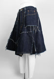 JUNYA WATANABE FW 2006 RECONSTRUCTED DENIM PATCHWORK SKIRT