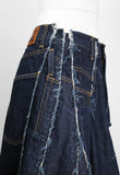 JUNYA WATANABE FW 2006 RECONSTRUCTED DENIM PATCHWORK SKIRT