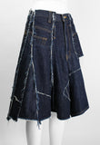 JUNYA WATANABE FW 2006 RECONSTRUCTED DENIM PATCHWORK SKIRT