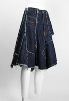 JUNYA WATANABE FW 2006 RECONSTRUCTED DENIM PATCHWORK SKIRT