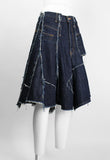 JUNYA WATANABE FW 2006 RECONSTRUCTED DENIM PATCHWORK SKIRT