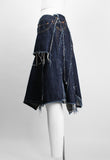 JUNYA WATANABE FW 2006 RECONSTRUCTED DENIM PATCHWORK SKIRT