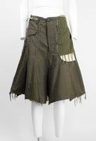 JUNYA WATANABE FW 2006 RECONSTRUCTED MILITARY PATCHWORK SKIRT