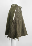 JUNYA WATANABE FW 2006 RECONSTRUCTED MILITARY PATCHWORK SKIRT