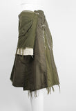 JUNYA WATANABE FW 2006 RECONSTRUCTED MILITARY PATCHWORK SKIRT