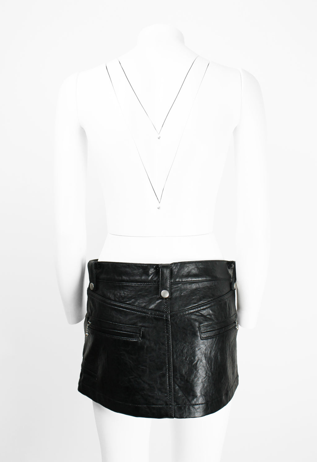 JUNYA WATANABE FW 2007 MINI MOTORCYCLE SKIRT