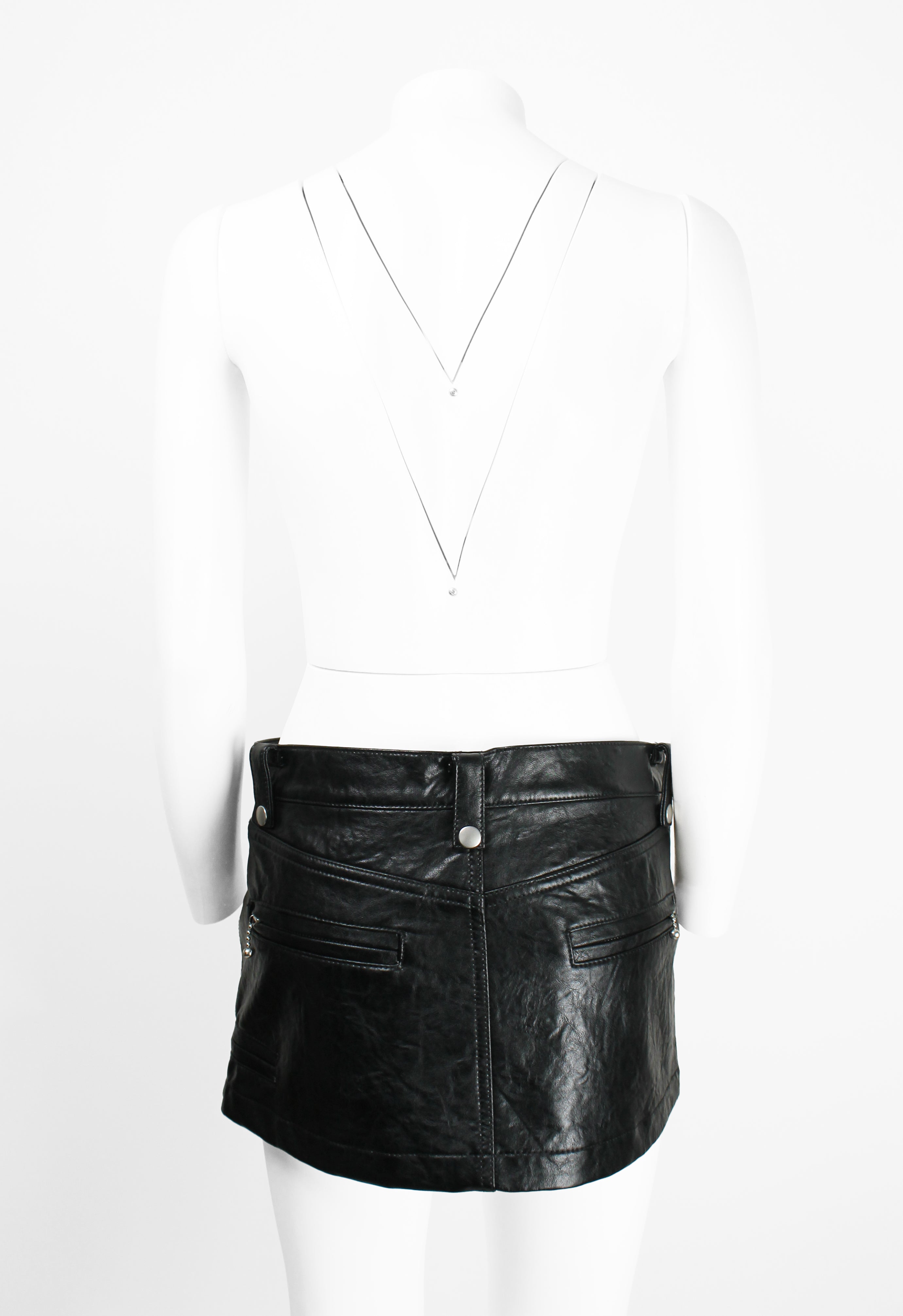 JUNYA WATANABE FW 2007 MINI MOTORCYCLE SKIRT