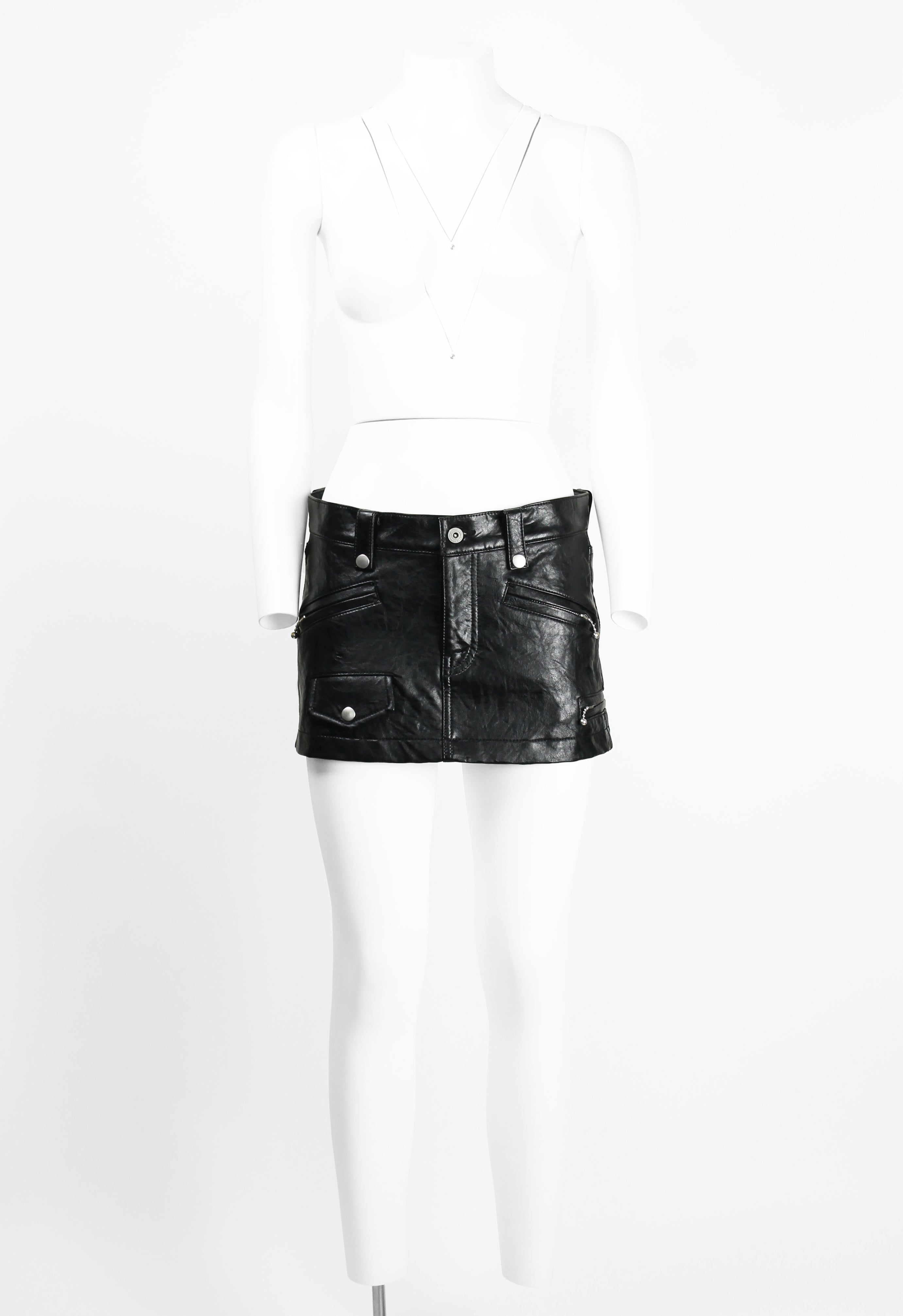 JUNYA WATANABE FW 2007 MINI MOTORCYCLE SKIRT