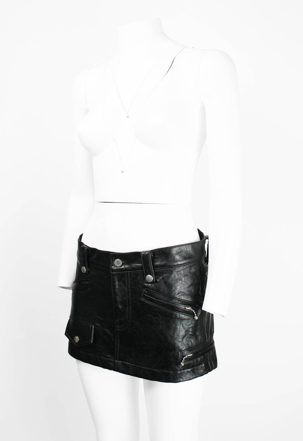 JUNYA WATANABE FW 2007 MINI MOTORCYCLE SKIRT