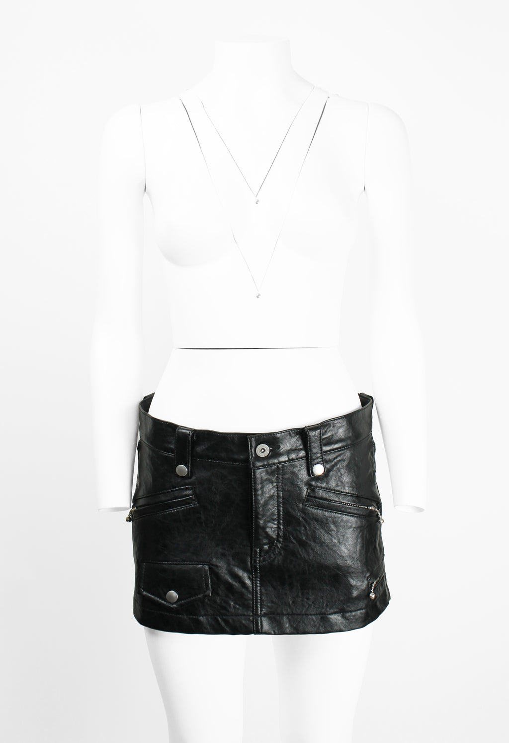 JUNYA WATANABE FW 2007 MINI MOTORCYCLE SKIRT