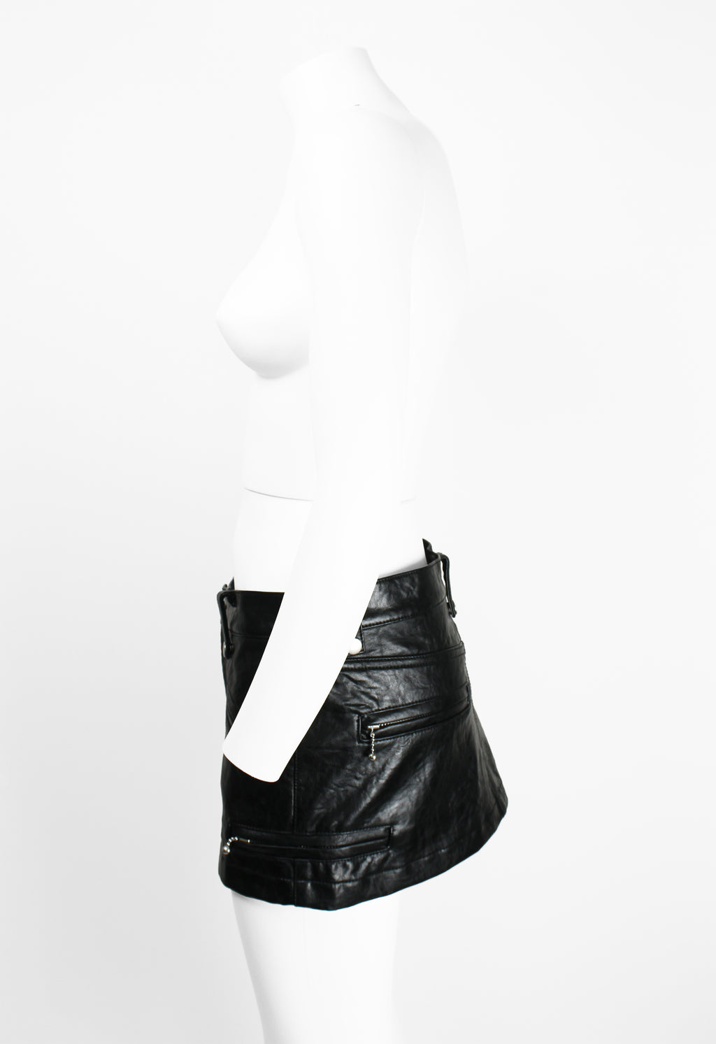 JUNYA WATANABE FW 2007 MINI MOTORCYCLE SKIRT