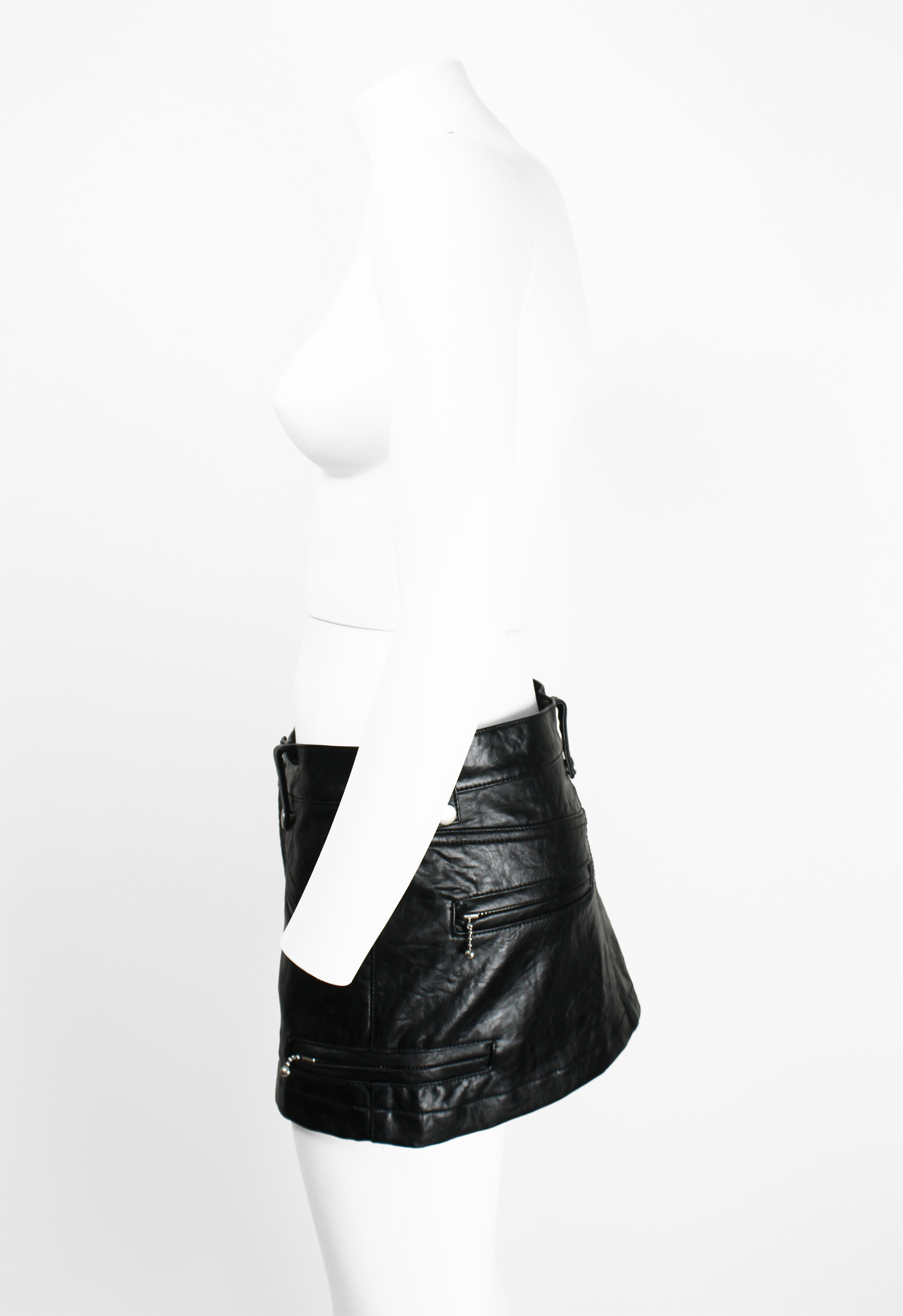 JUNYA WATANABE FW 2007 MINI MOTORCYCLE SKIRT