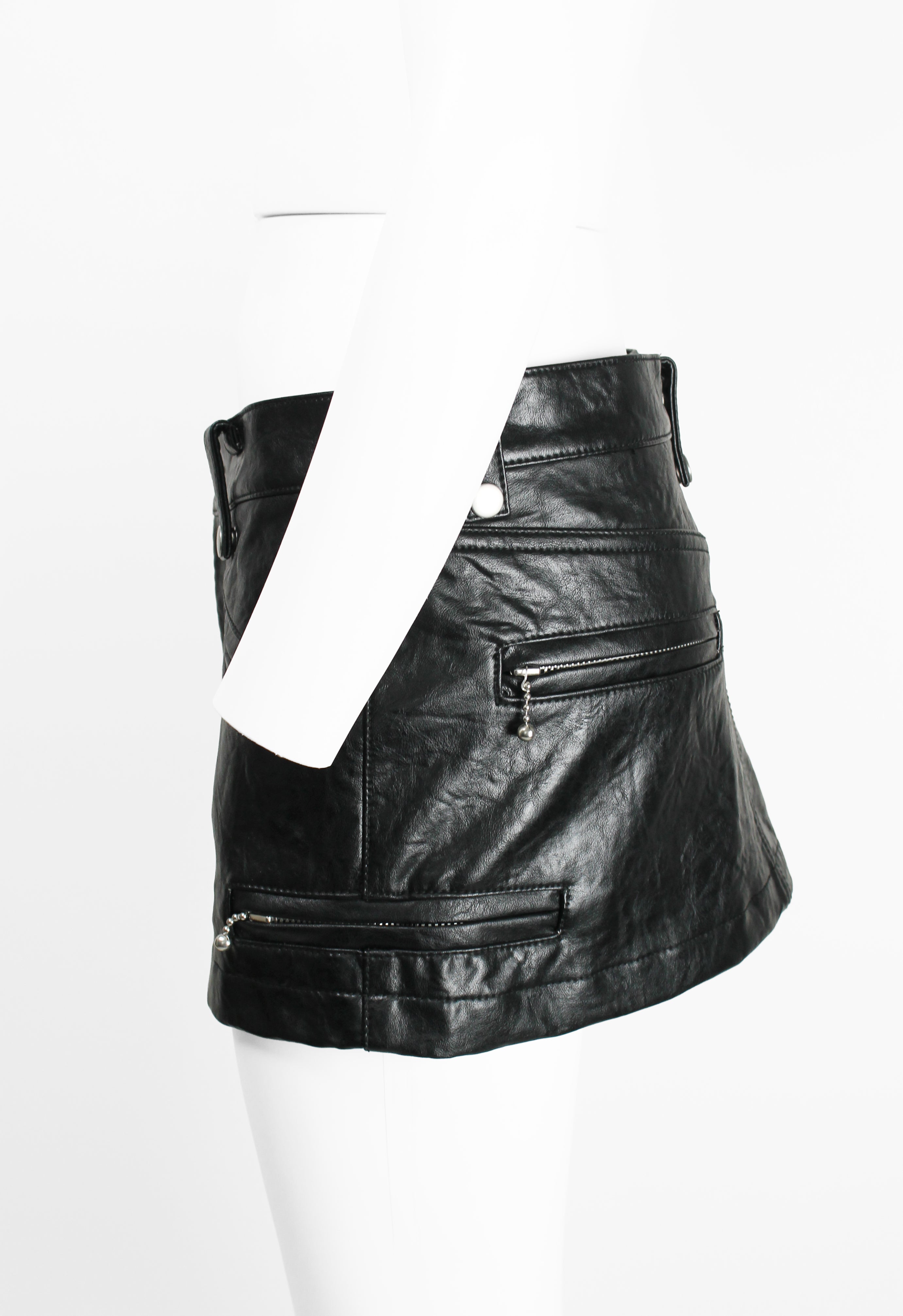 JUNYA WATANABE FW 2007 MINI MOTORCYCLE SKIRT