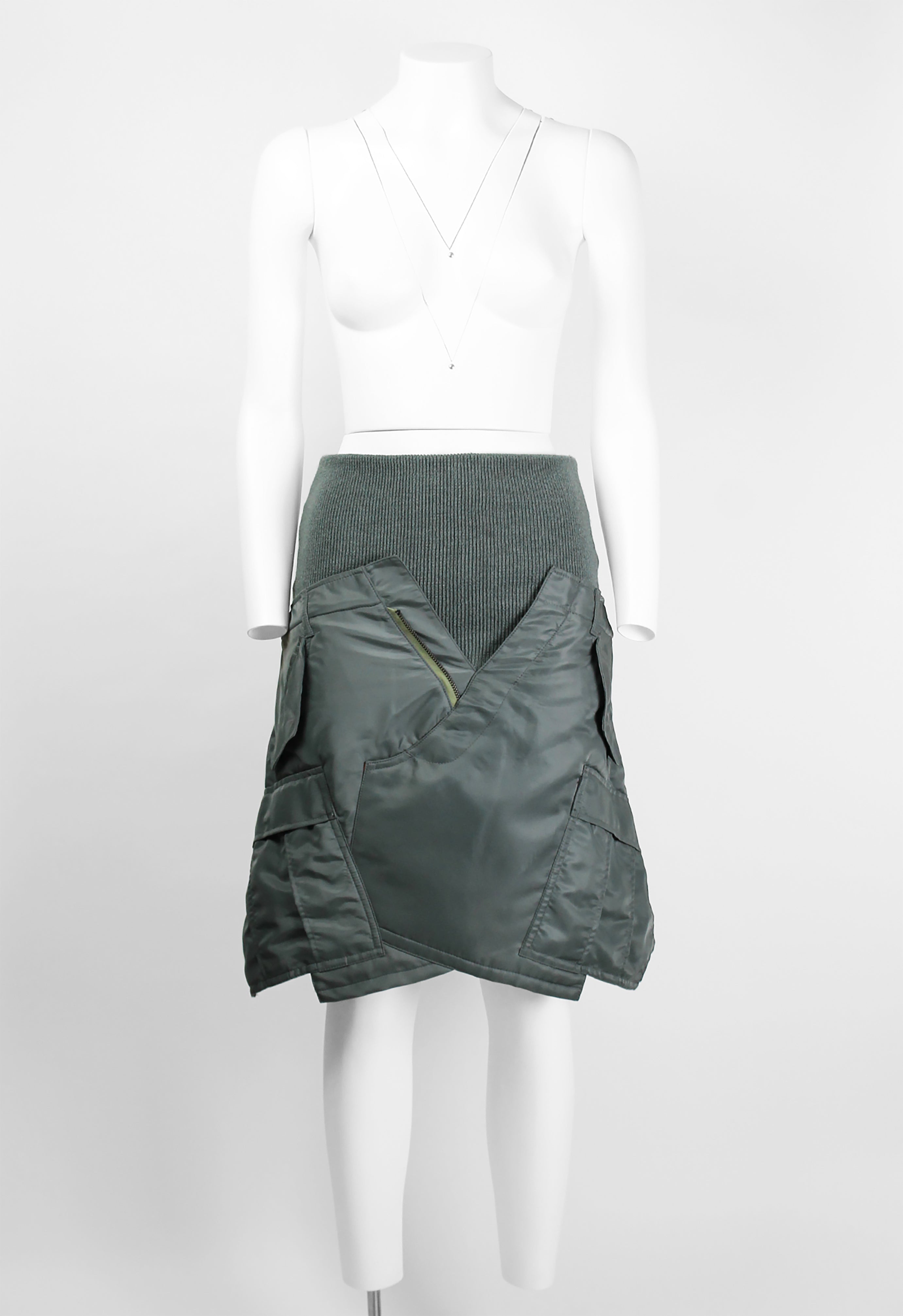 JUNYA WATANABE FW 2018 RECONSTRUCTED BOMBER JACKET SKIRT