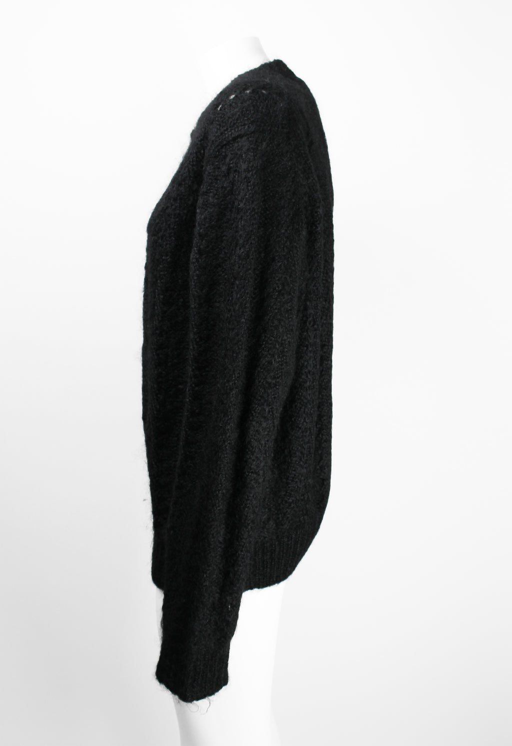 JUNYA WATANABE FW 2019 RECONSTRUCTED MOHAIR SPLIT CARDIGAN