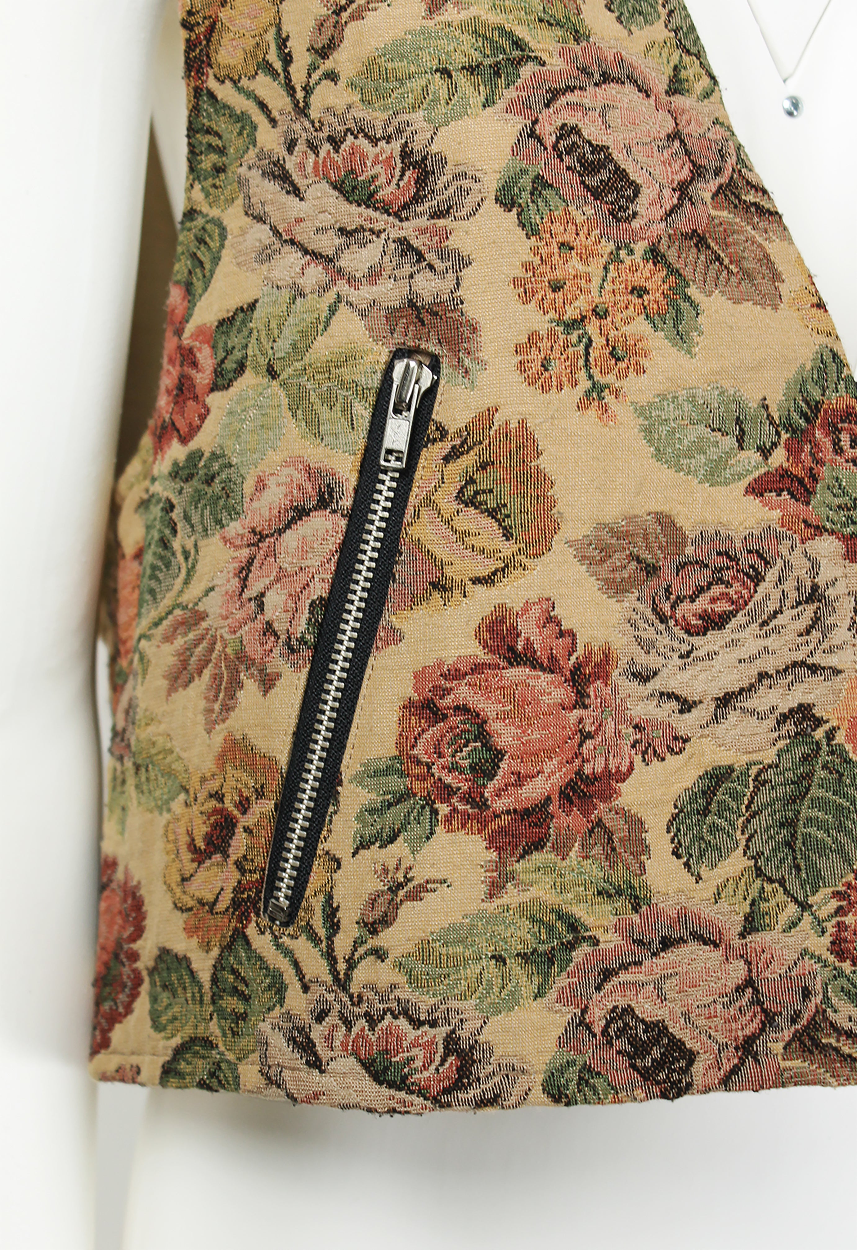 JUNYA WATANABE SS 1993 WIDE GOBELIN FLORAL WAISTCOAT